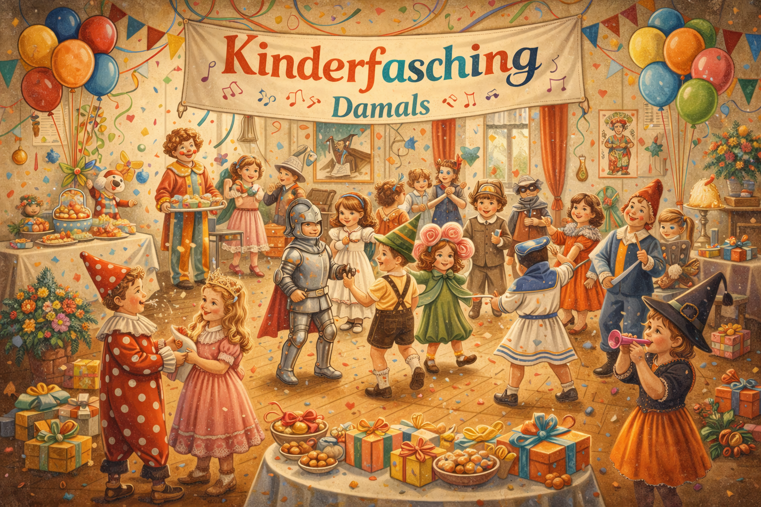 Kinderfasching Damals